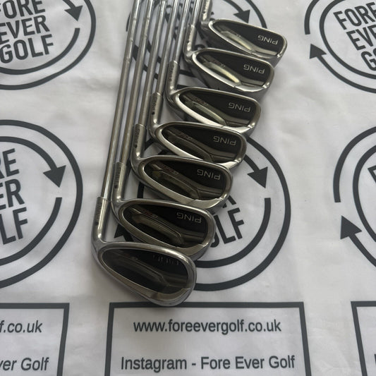 PING G25 IRONS / 5 - PW + SW / RH / White Dot / Reg Flex / GOOD USED