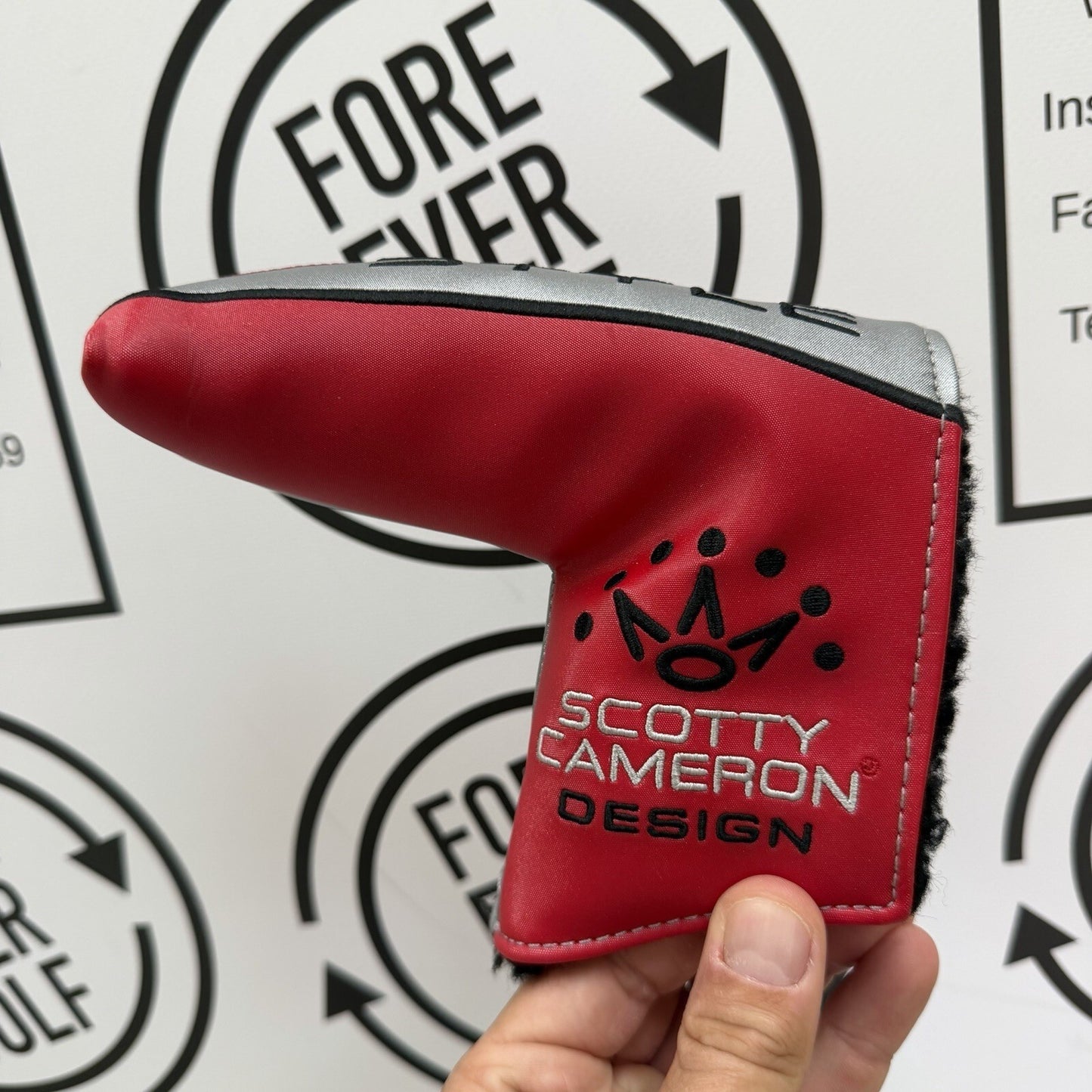 SCOTTY CAMERON STUDIO STYLE BLADE PUTTER HEADCOVER / V.GOOD USED