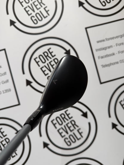 CALLAWAY ELYTE X 4 HYBRID / 21 Degree / Mens RH / 70g Stiff Flex