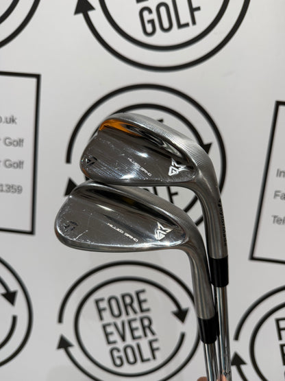 TAYLORMADE MILLED GRIND CHROME WEDGES / 52 & 60 / Mens RH / Wedge Flex