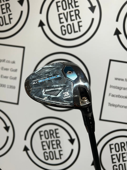 CALLAWAY Ai SMOKE MAX 3 WOOD / 15 Deg / Mens RH / 65g Reg Flex