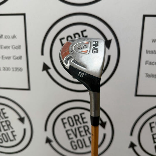 PING G10 3 HYBRID / 18 Deg / Mens RH / 84g Reg Flex / OK USED