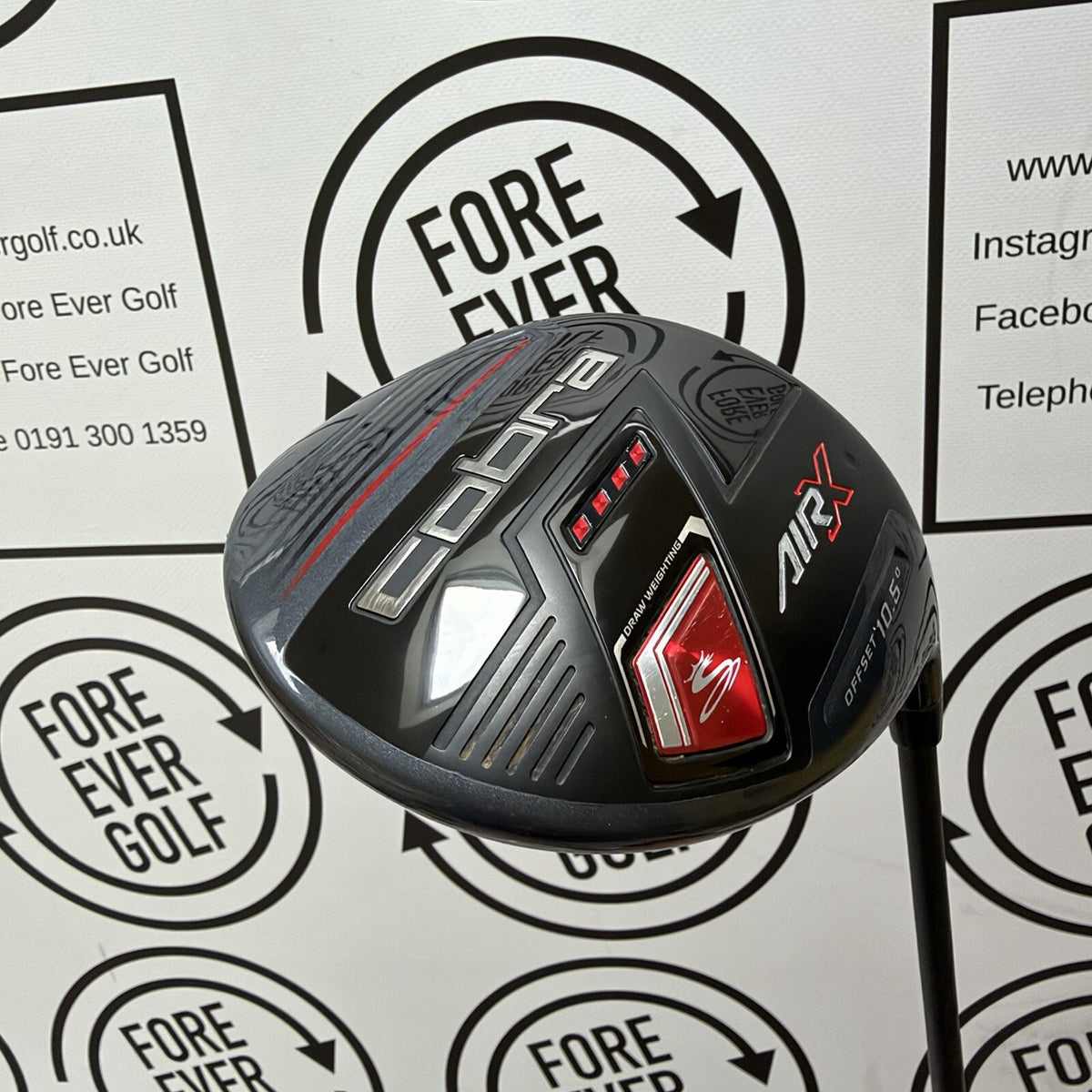 COBRA AIR-X OFFSET DRIVER / 10.5 Deg / Mens RH / 40g Reg Flex / V.GOOD USED