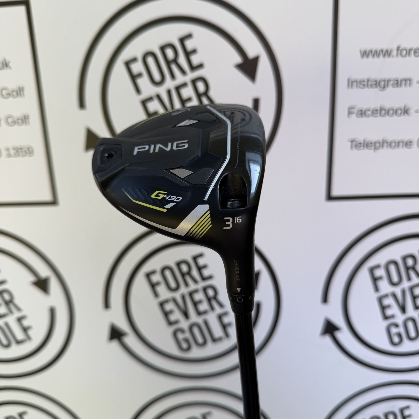 PING G430 SFT 3 WOOD / 16 Degree / Mens RH / 60g Stiff Flex / V.GOOD USED