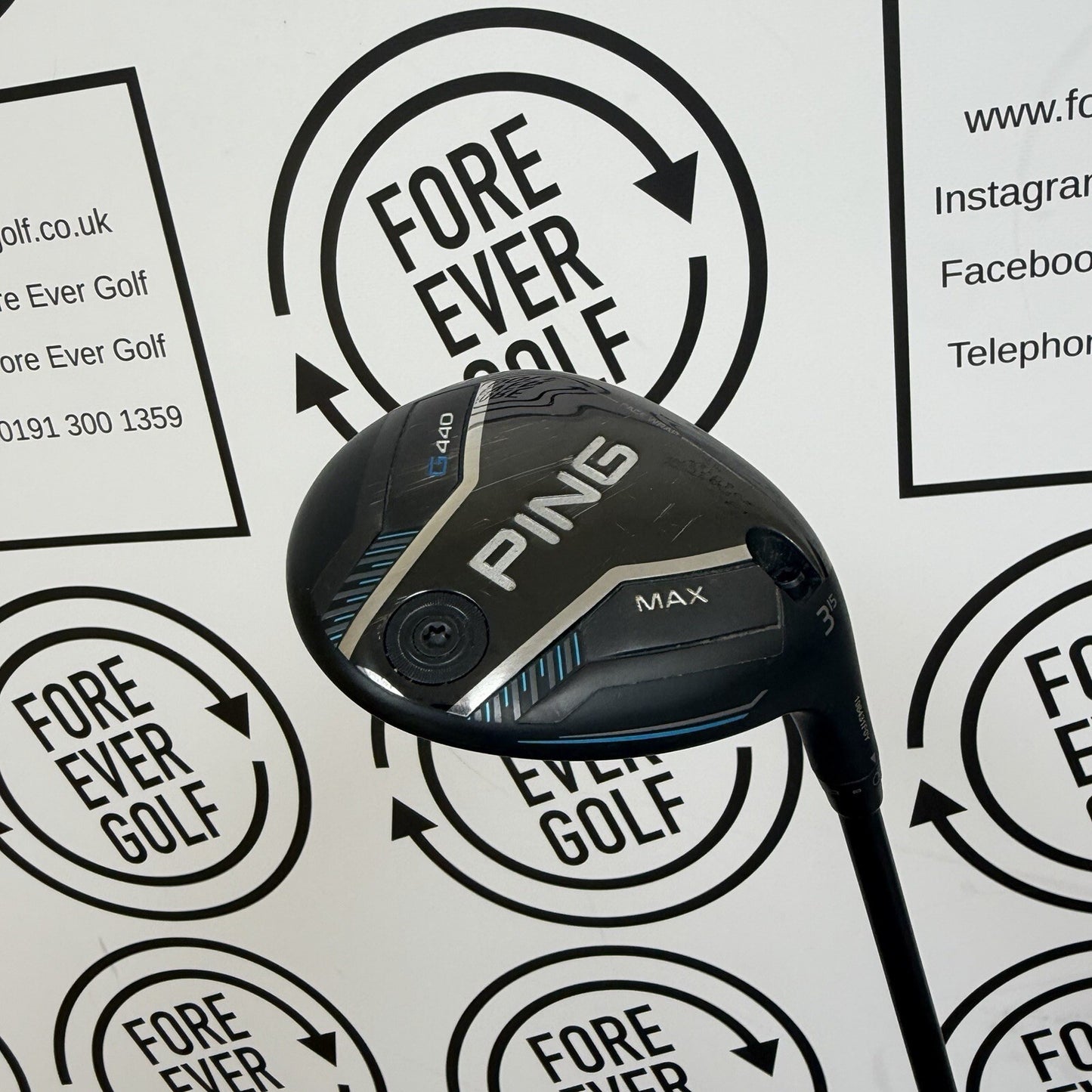 PING G440 MAX 3 WOOD / 15 Degree / Mens RH / 65g Reg Flex / V.GOOD USED