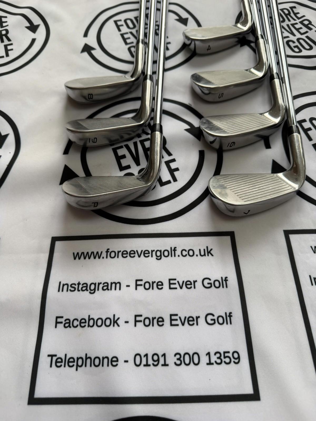 CALLAWAY Ai SMOKE IRONS / 4 - PW / Mens RH / 120g Stiff Flex / GOOD USED