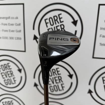 PING G400 3 WOOD / 14.5 Degree / Mens LH / 65g Stiff Flex / V.GOOD USED