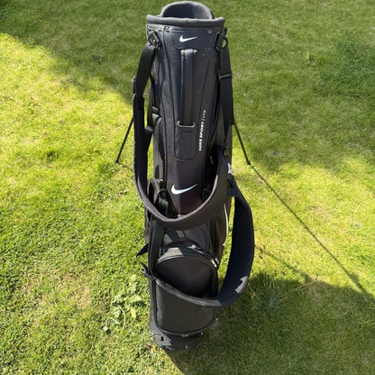 NIKE SPORT LITE GOLF CARRY BAG / EQUA FLEX / Black / 5-Way Divide / MINT USED