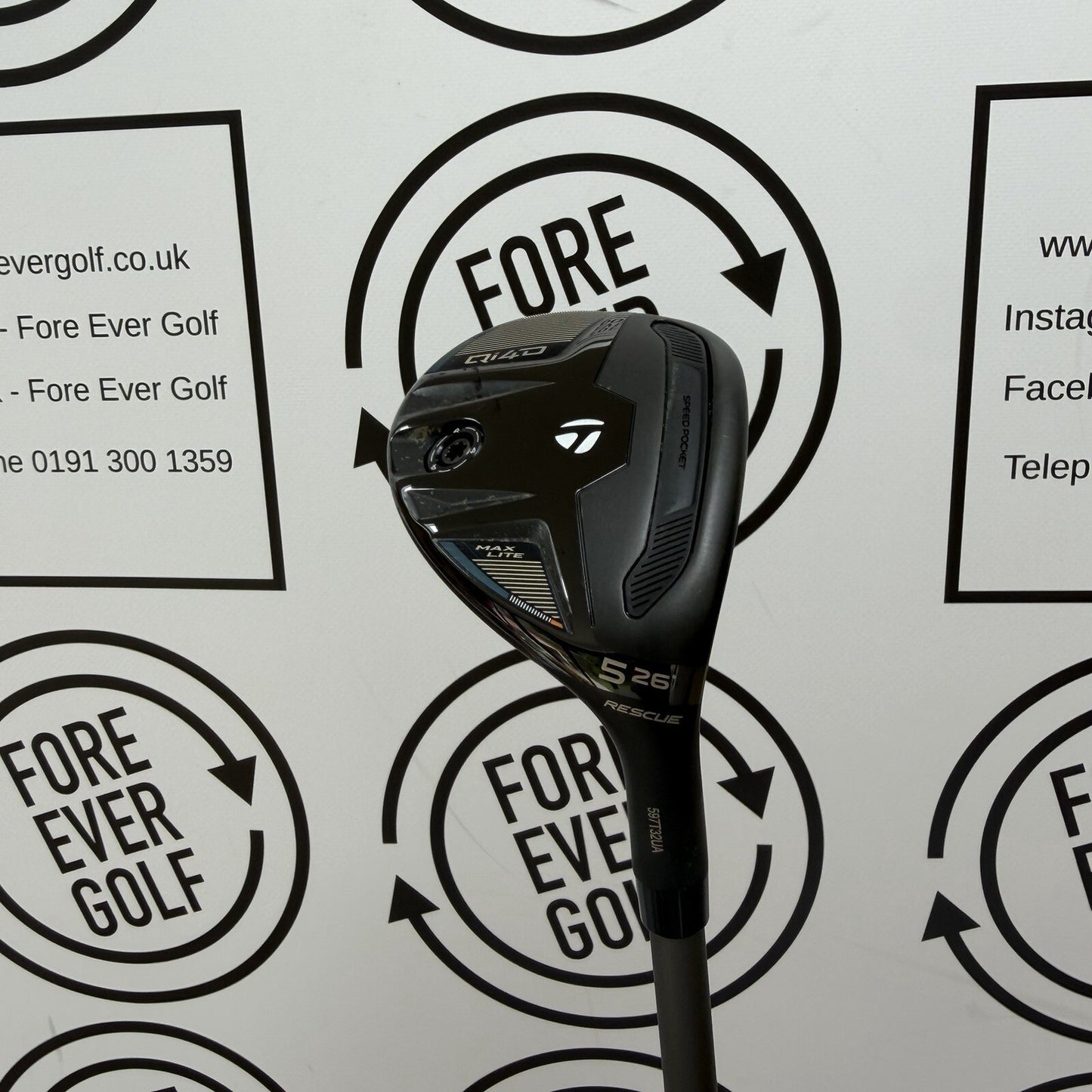 TAYLORMADE Qi4D 5 HYBRID / 26 Degree / RH / 45g A Flex / MINT USED
