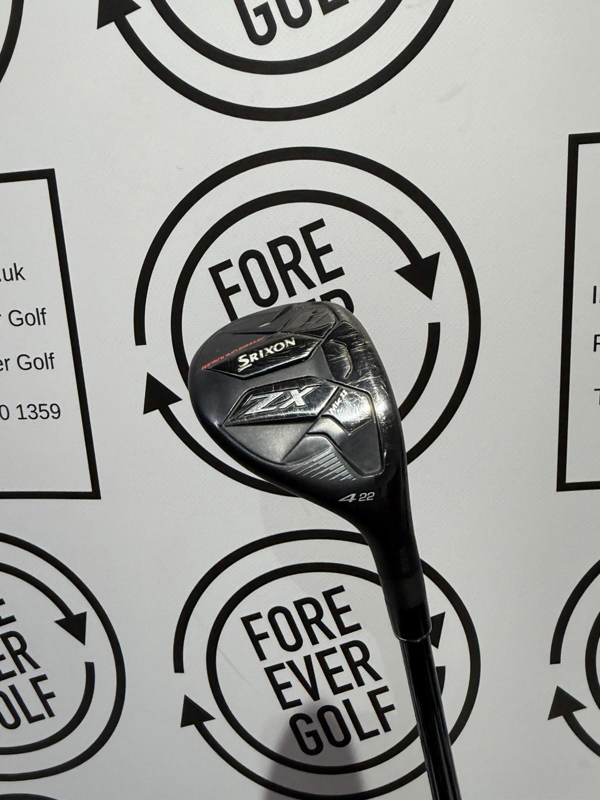 SRIXON ZX MK2 4 HYBRID / 22 Deg / Mens RH / 70g Regular Flex / V.GOOD USED