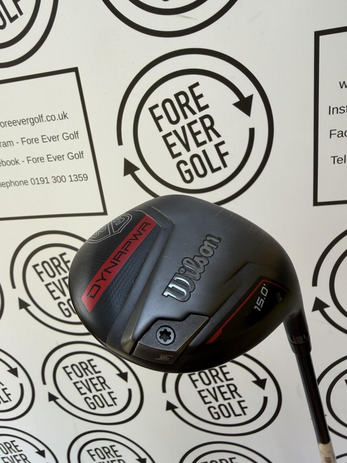 WILSON DYNAPWR 3 WOOD / 15 Degree / 60g Reg Flex / RH / V.GOOD USED