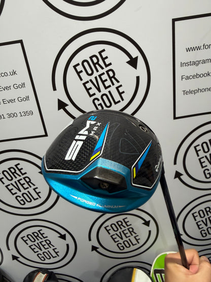 TAYLORMADE SIM2 MAX DRIVER / 10.5 Deg / RH / 50g Reg Flex