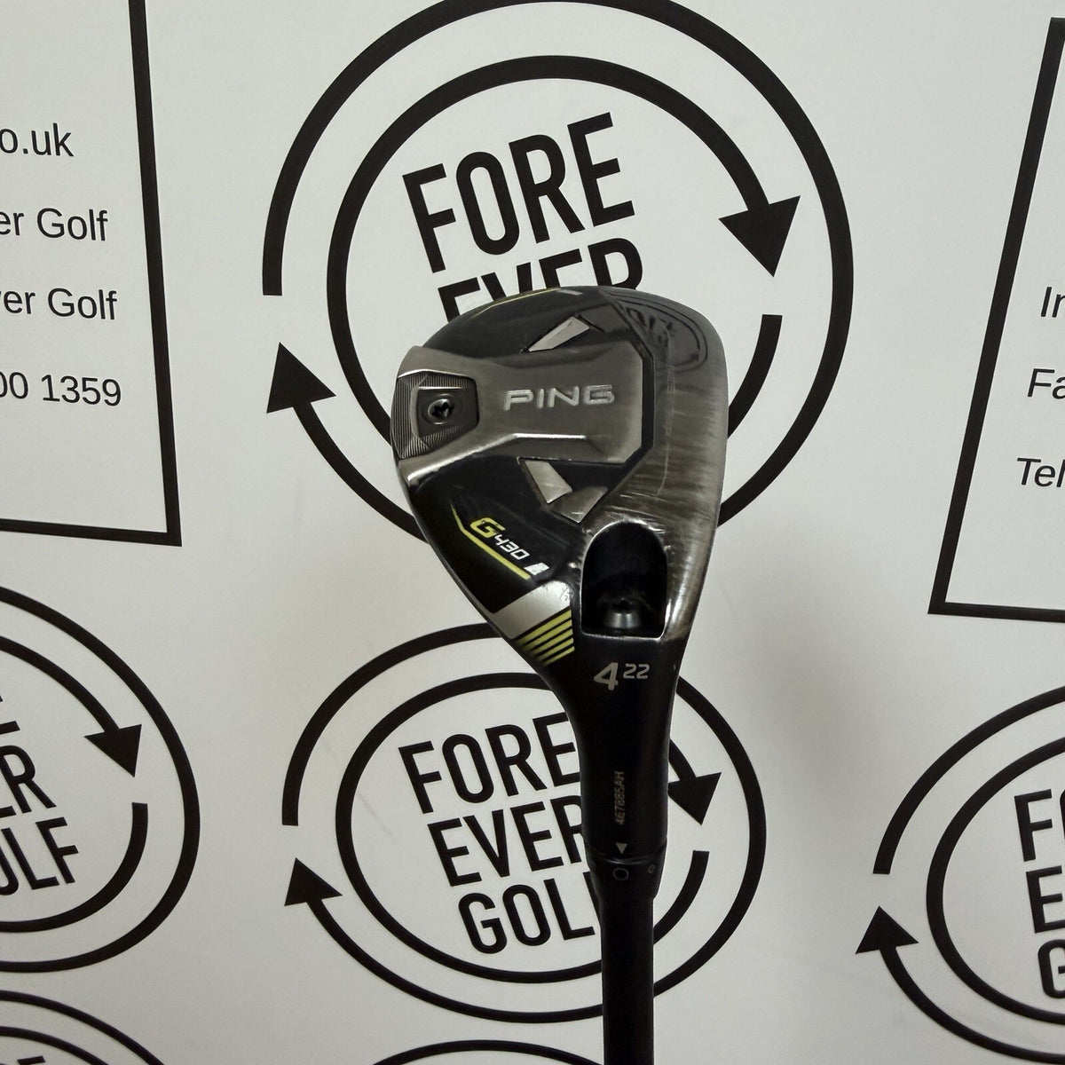 PING G430 4 HYBRID / 22 Degree / RH / 70g Reg Flex / GOOD USED