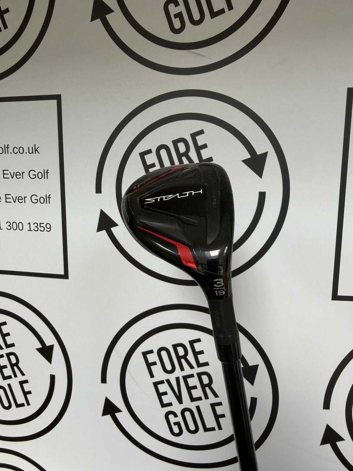 TAYLORMADE STEALTH 3 HYBRID / 19 Deg / Mens RH / 70g Stiff Flex / V.GOOD USED