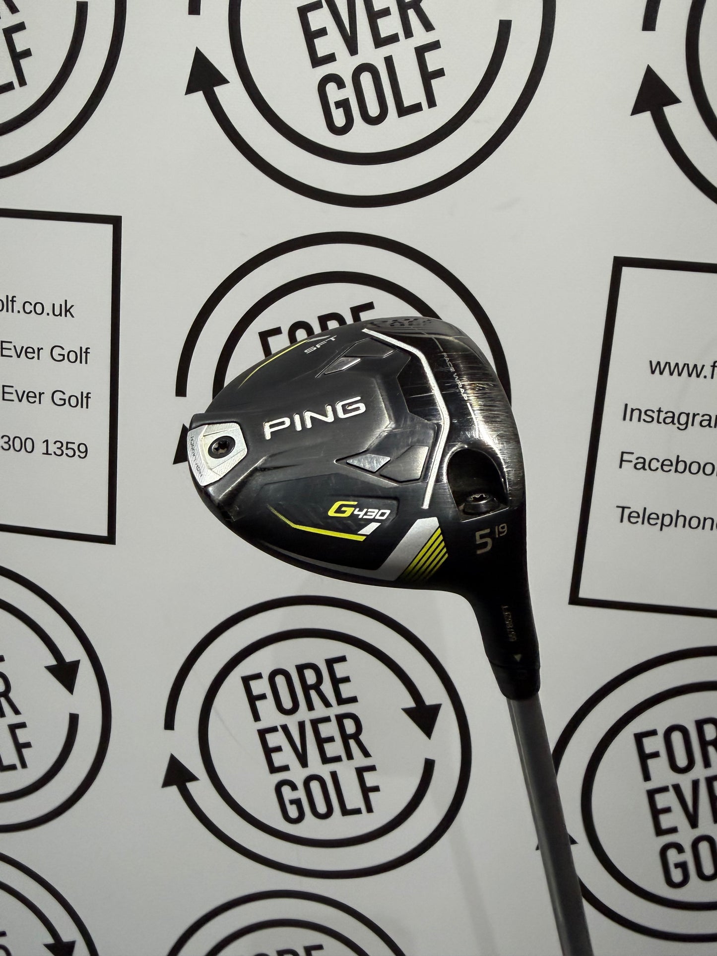 PING G430 SFT 5 WOOD / 19 Degree / 35g Alta Quick Soft Regular Flex