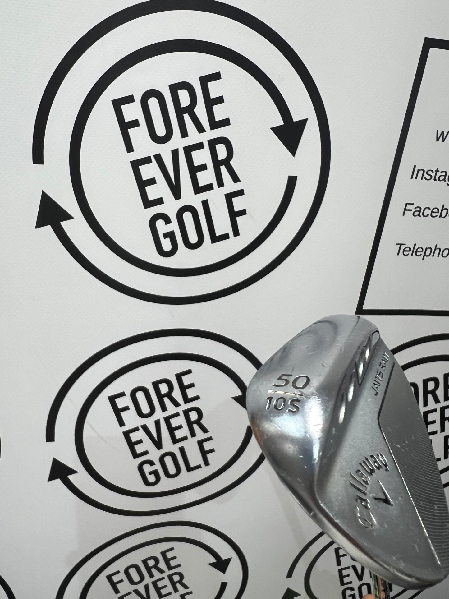CALLAWAY JAWS RAW GAP WEDGE / 50 (10S) / RH / Wedge Flex