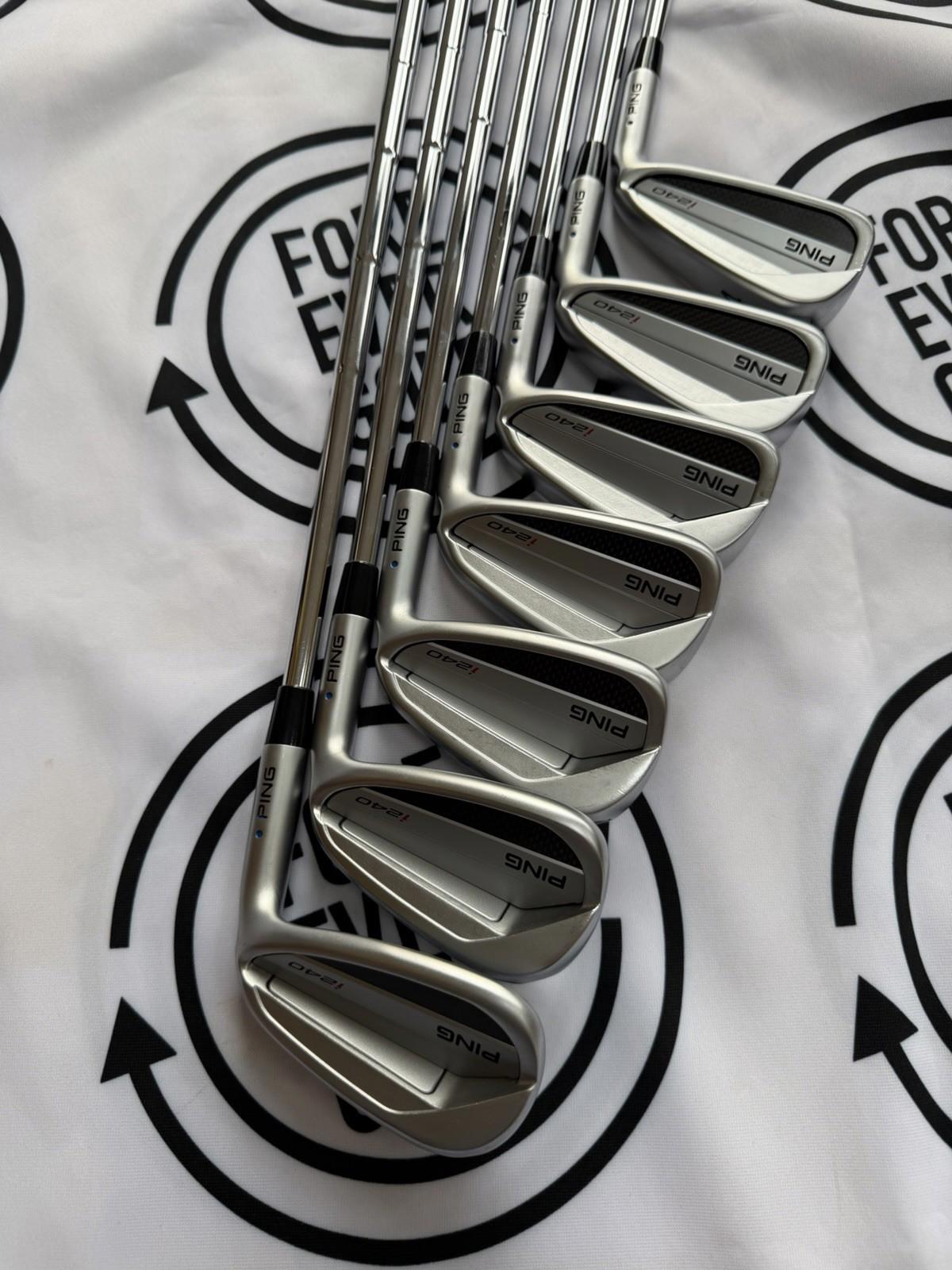 PING i240 IRONS / 4 - PW / Mens RH / 120g X-Stiff Flex / MINT USED