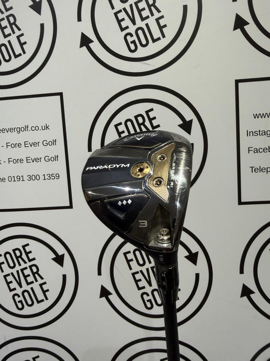 CALLAWAY PARADYM TRIPLE DIAMOND 3 WOOD / 15 Deg / RH / 75g Stiff Flex / V.GOOD