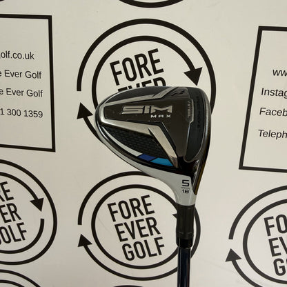 TAYLORMADE SIM MAX 5 WOOD / 18 Degree / RH / 50g Reg Flex / V.GOOD USED