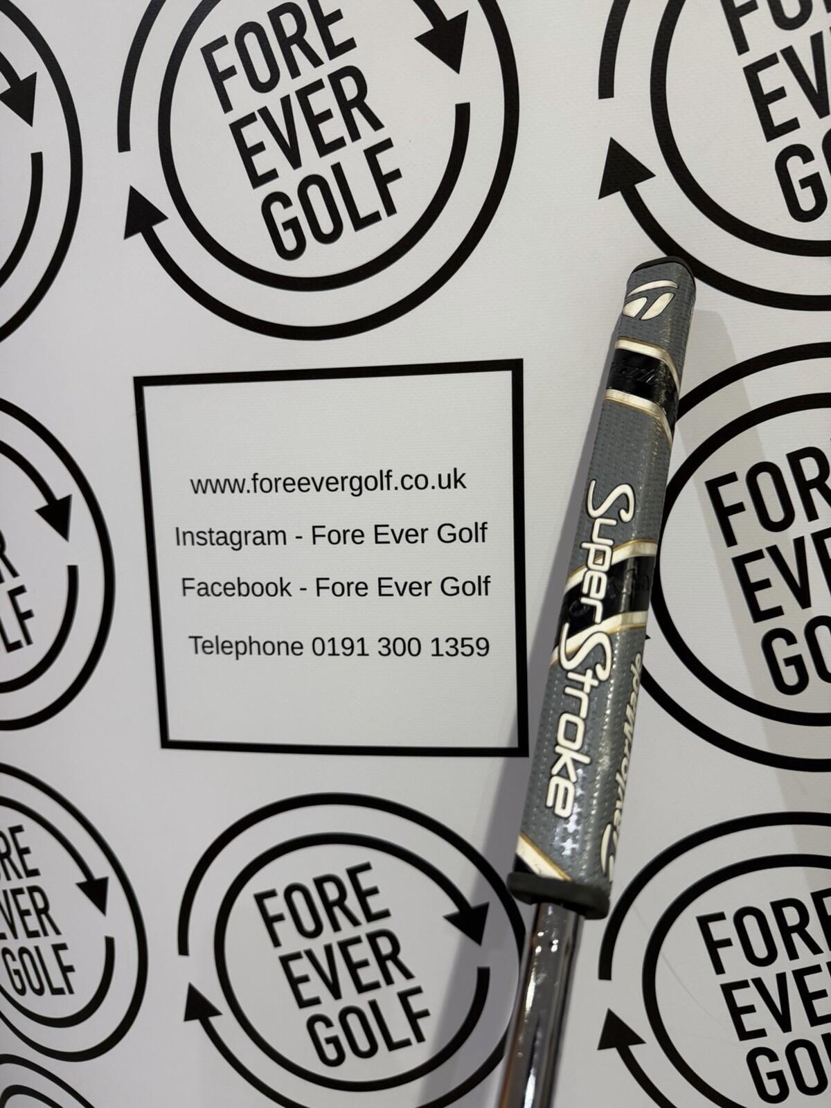 TAYLORMADE SPIDER GTX PUTTER / Mens RH / 34” / Silver / V.GOOD USED