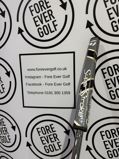 TAYLORMADE SPIDER GTX PUTTER / Mens RH / 34” / Silver / V.GOOD USED