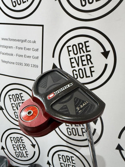 ODYSSEY OWORKS RED 2 BALL PUTTER / 34” / Mens RH / V.GOOD USED