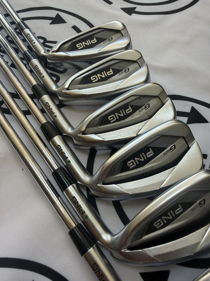 PING G425 IRONS / 5 - PW / GREEN Dot / Mens RH / 98g Reg Flex / GOOD USED