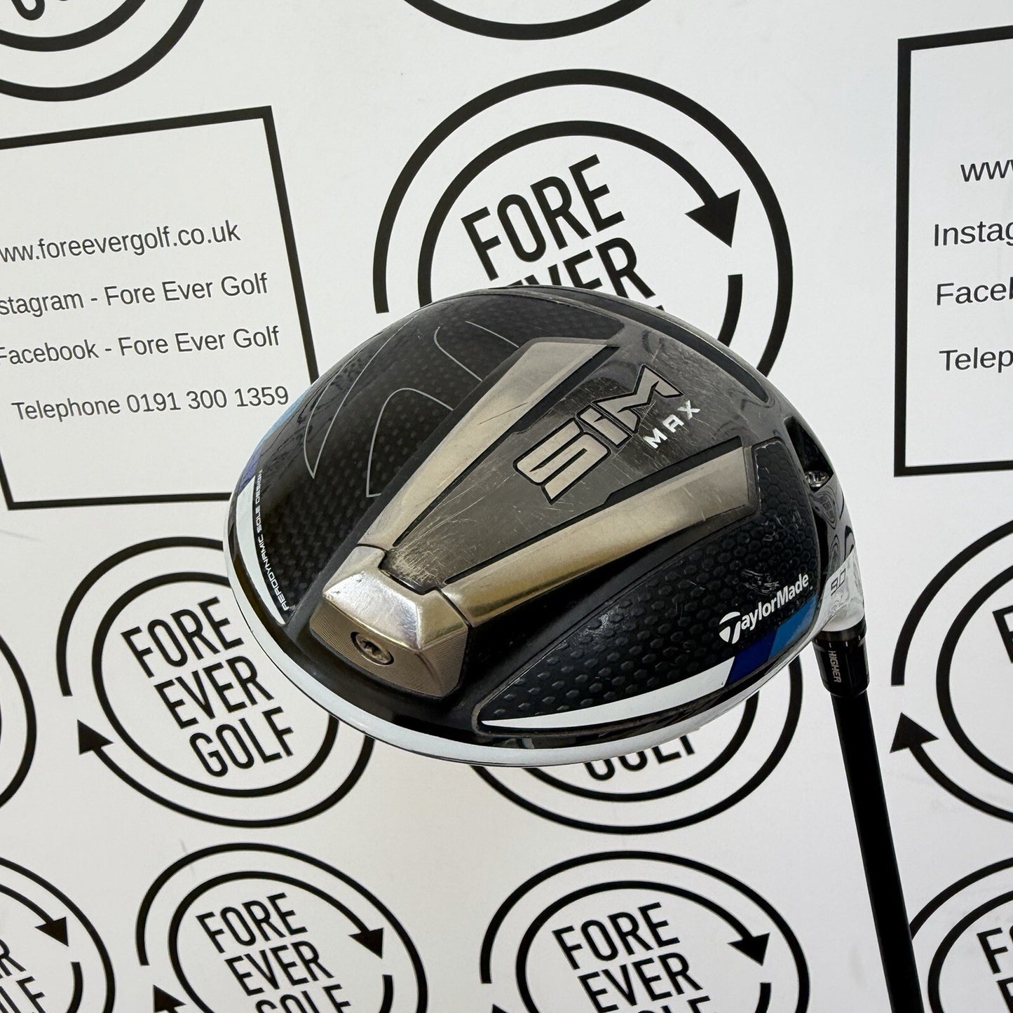 TAYLORMADE SIM MAX DRIVER / 9 Deg / Mens RH / 50g Reg Flex / GOOD USED