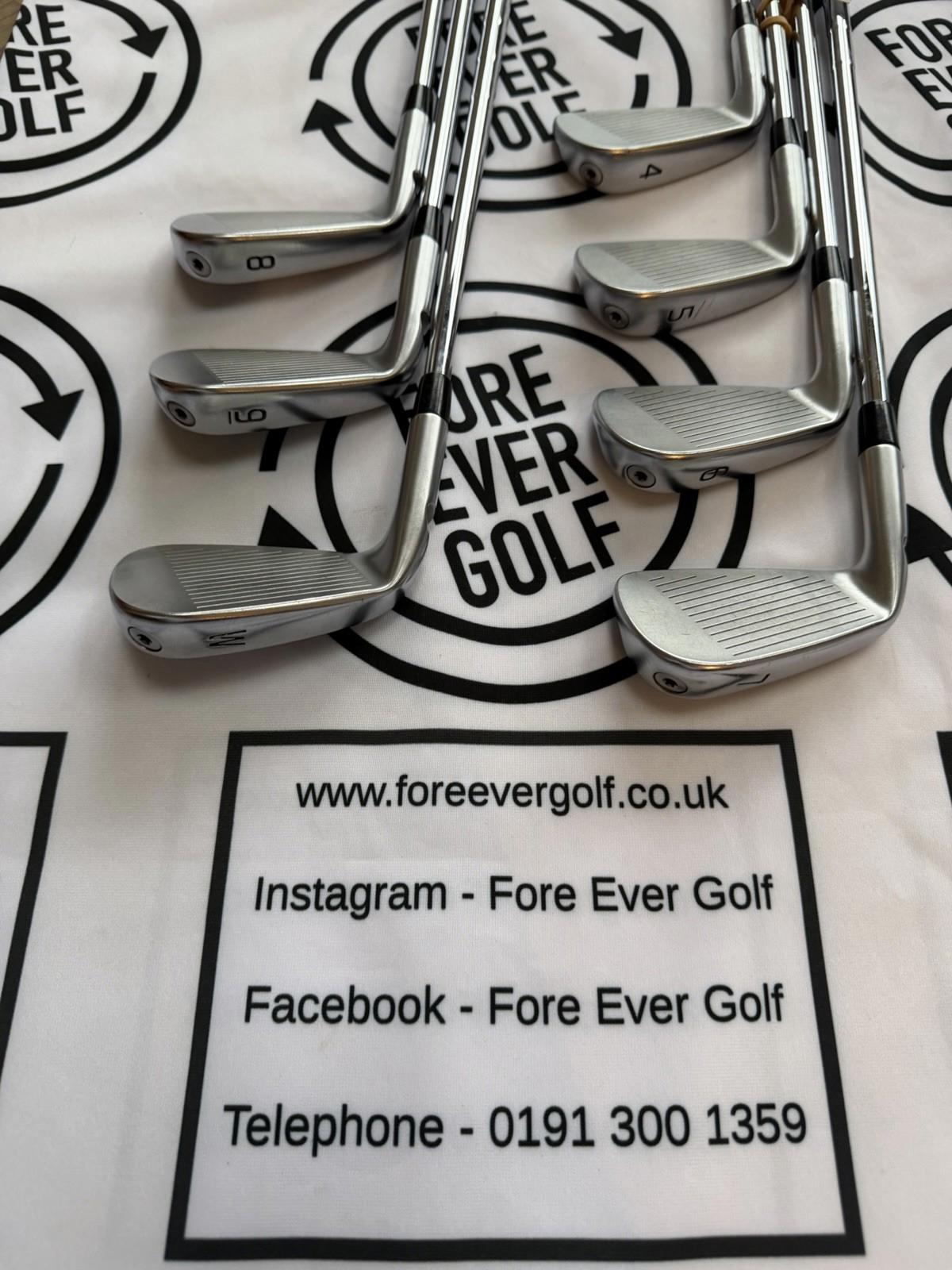 PING BLUEPRINT S IRONS / 4 - PW / Blue Dot / Mens RH / 105g Stiff Flex / V.GOOD