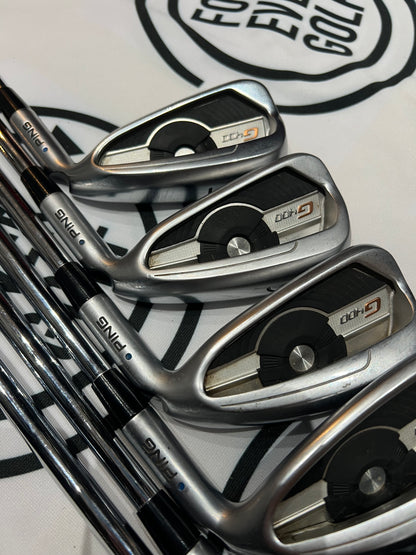 PING G400 IRONS / 5 - PW / Mens RH / 105g Stiff Flex
