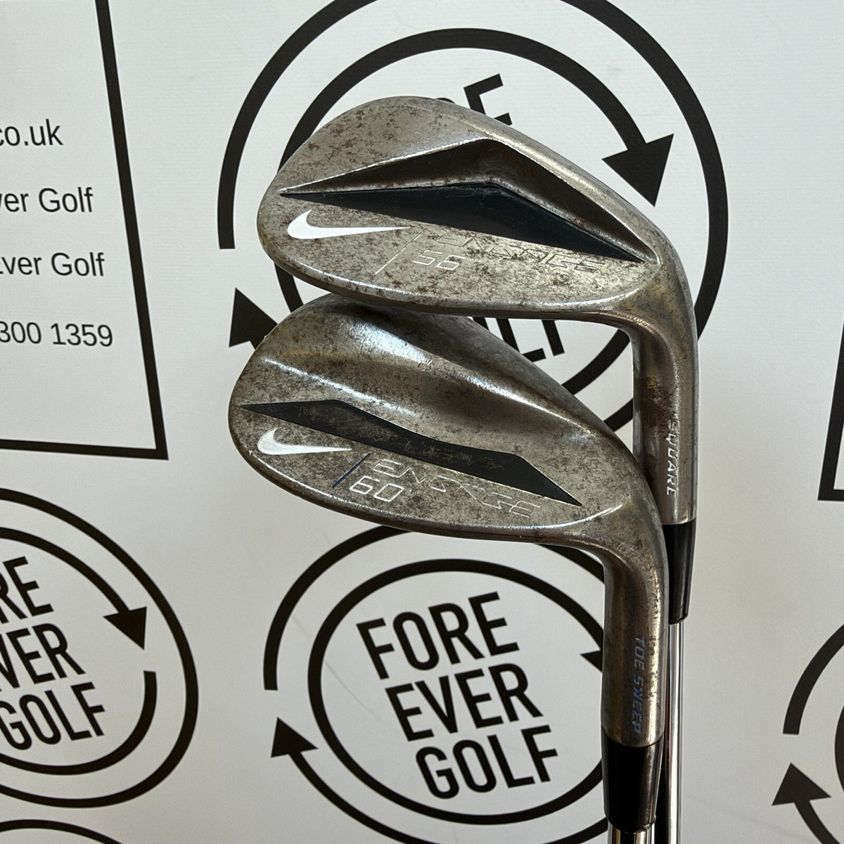 NIKE ENGAGE WEDGE SET / 52 & 60 Deg / RH / Wedge Flex / GOOD USED