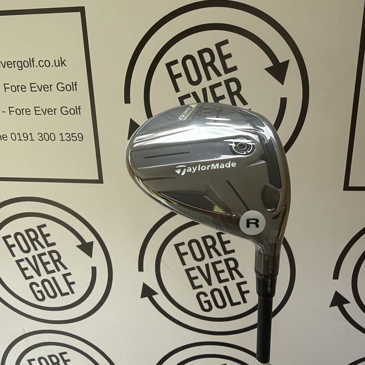 TAYLORMADE Qi35 3 WOOD / 15 Deg / Mens RH / 50g Reg Flex / NEW
