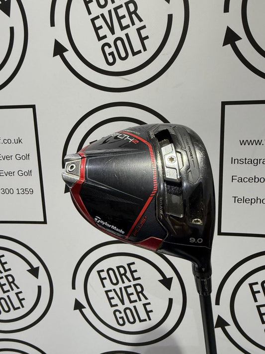 TAYLORMADE STEALTH 2 PLUS+ DRIVER / 9 Deg / RH / 63g X-Stiff Flex / V.GOOD USED