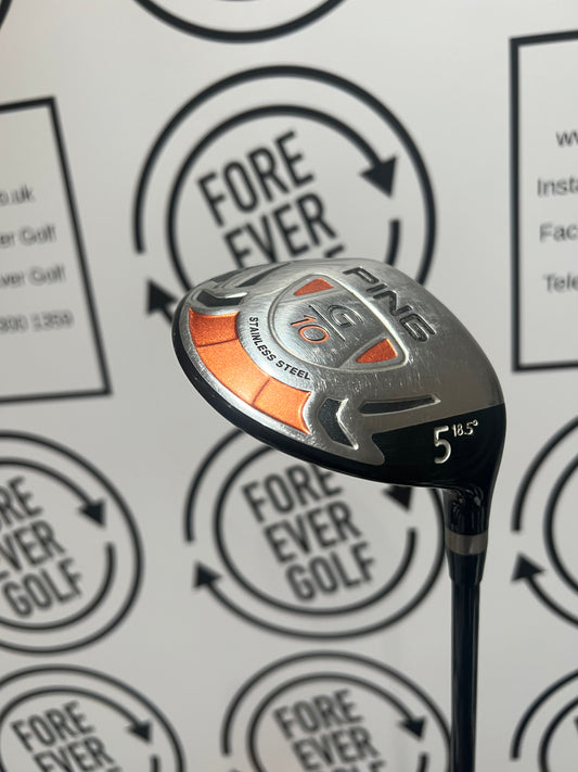 PING G10 5 WOOD / 18.5 Deg / Mens RH / Regular Flex