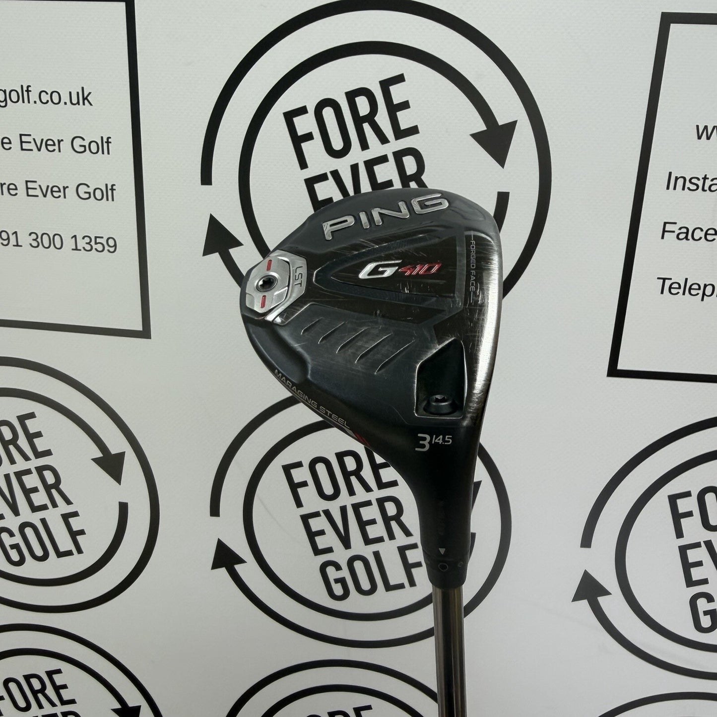 PING G410 LST 3 WOOD / 14.5 Deg / Mens RH / 75g Stiff Flex / GOOD USED