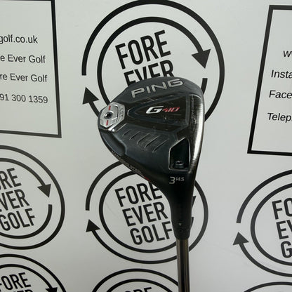 PING G410 LST 3 WOOD / 14.5 Deg / Mens RH / 75g Stiff Flex / GOOD USED