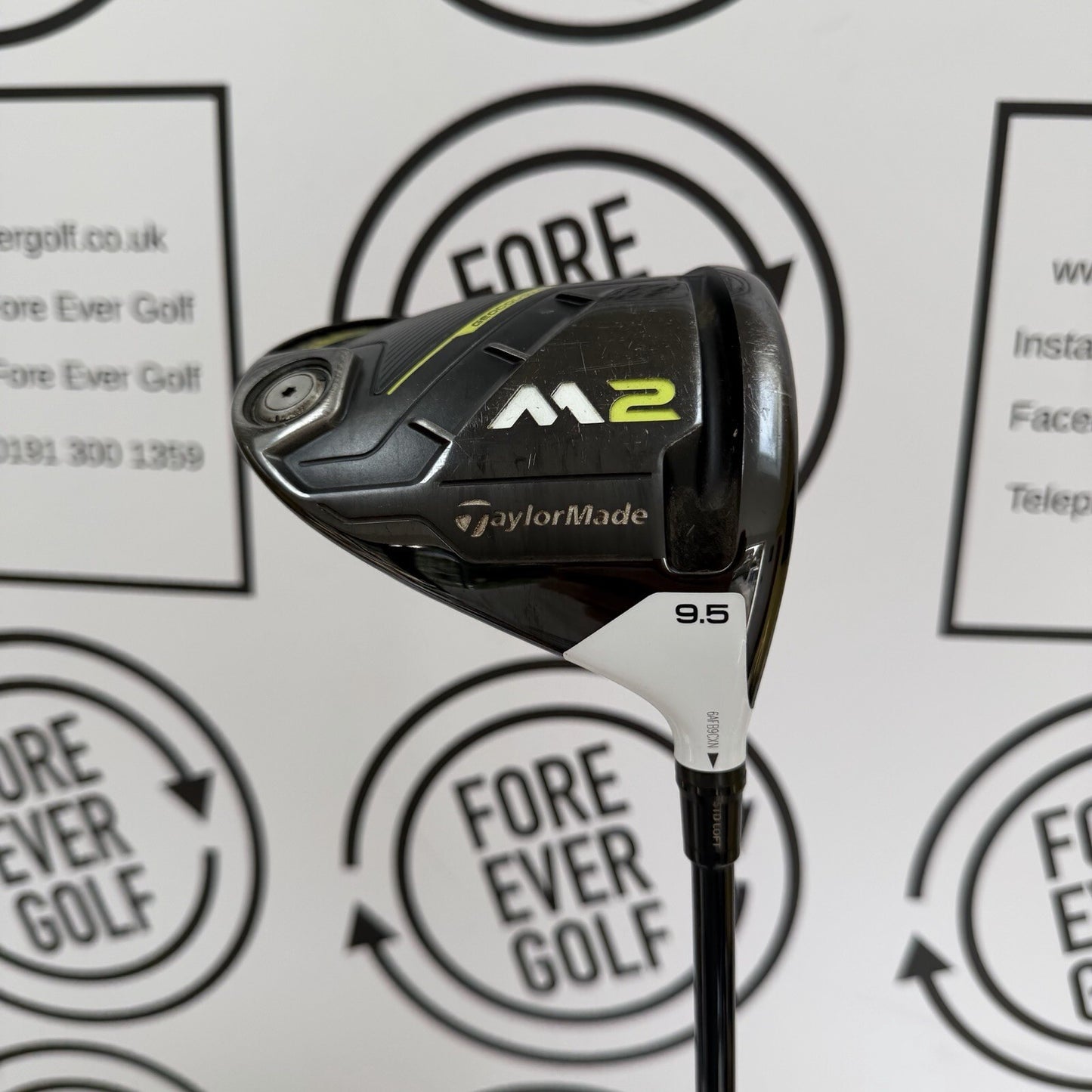 TAYLORMADE M2 DRIVER / 9.5 Deg / Mens RH / 50g Stiff Flex / V.GOOD USED