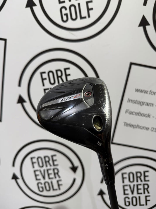 TITLEIST GT2 3 WOOD / 15 Degree / Mens RH / 70g Stiff Flex / GOOD USED