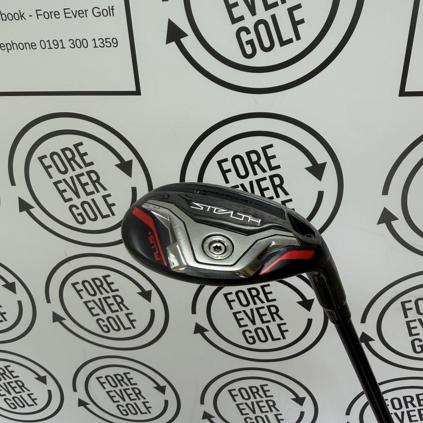 TAYLORMADE STEALTH PLUS+ 4 HYBRID / 22 Deg / RH / 80g Stiff Flex / GOOD USED