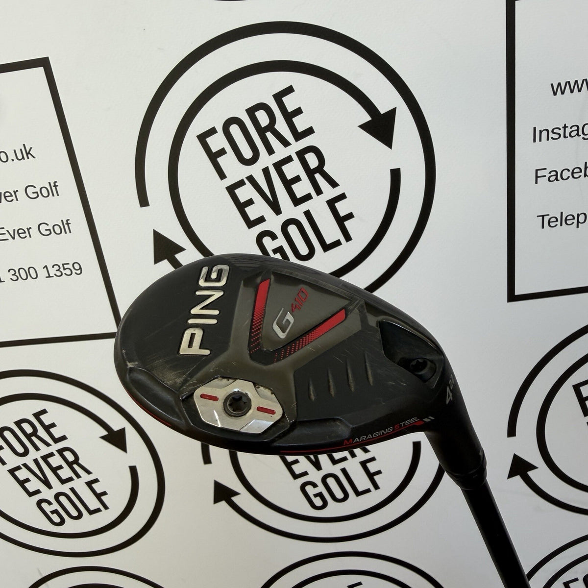 PING G410 4 HYBRID / 22 Deg / RH / 70g Stiff Flex / V.GOOD USED