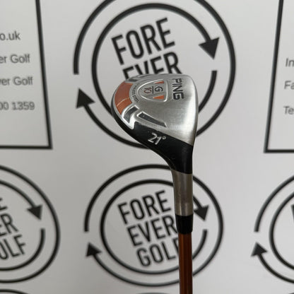 PING G10 4 HYBRID / 21 Degree / RH / Reg Flex / GOOD USED