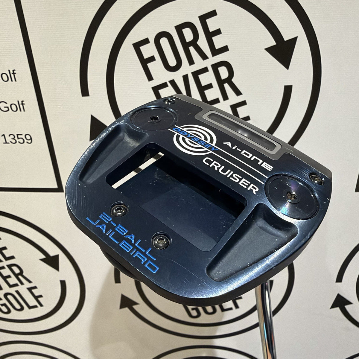 ODYSSEY AI ONE JAILBIRD 2-BALL CRUISER PUTTER / 38” / Mens RH / GOOD USED