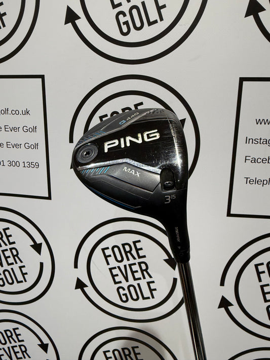 PING G440 MAX 3 WOOD / 15 Degree / Mens RH / 75g Stiff Flex