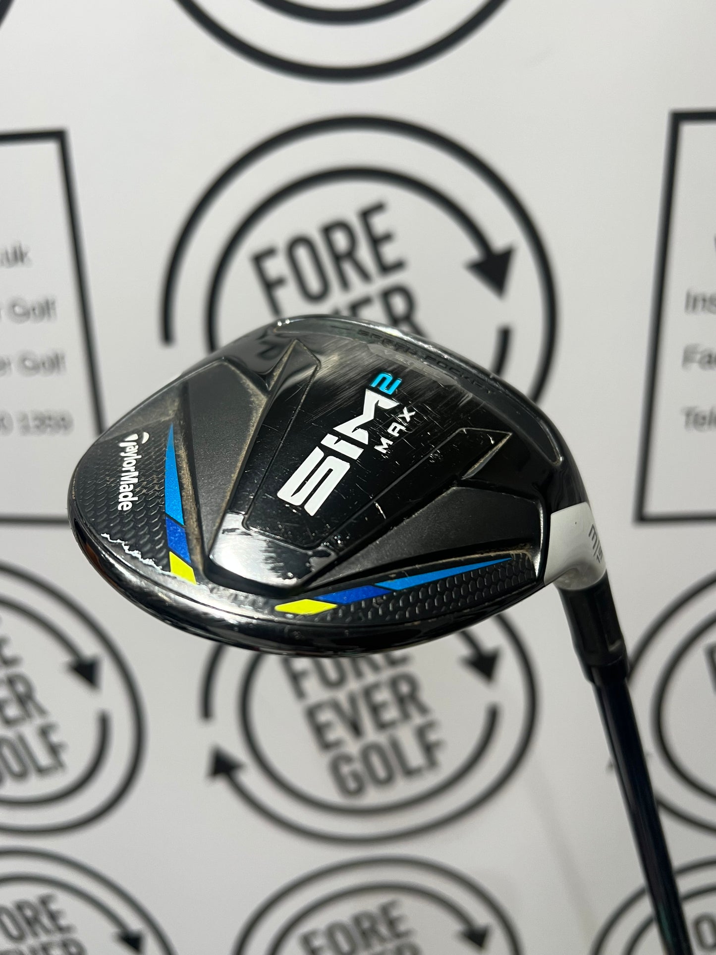 TAYLORMADE SIM2 3 WOOD / 15 Degree / RH / 60g Stiff Flex