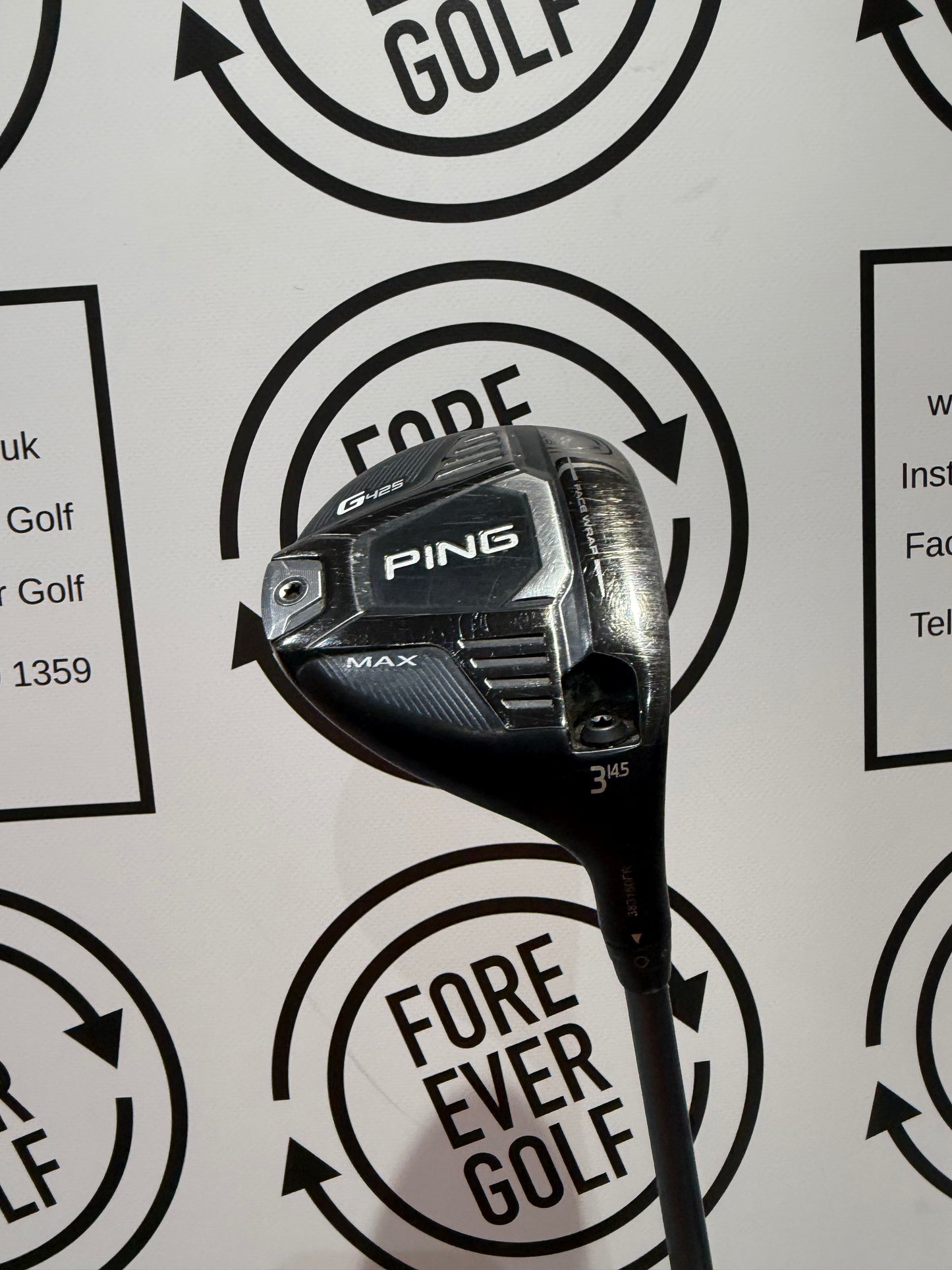 PING G425 MAX 3 WOOD / 14.5 Degree / Mens RH / 65g Reg Flex