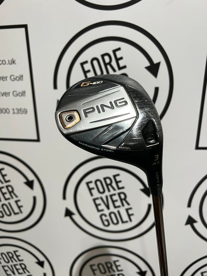 PING G400 3 WOOD / 14.5 Deg / Mens RH / 65g Reg Flex