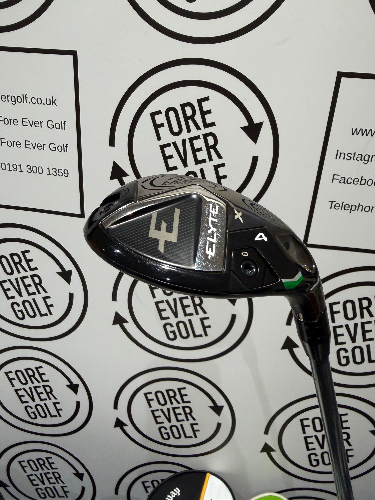 CALLAWAY ELYTE X 4 HYBRID / 21 Degree / Mens RH / 70g Stiff Flex