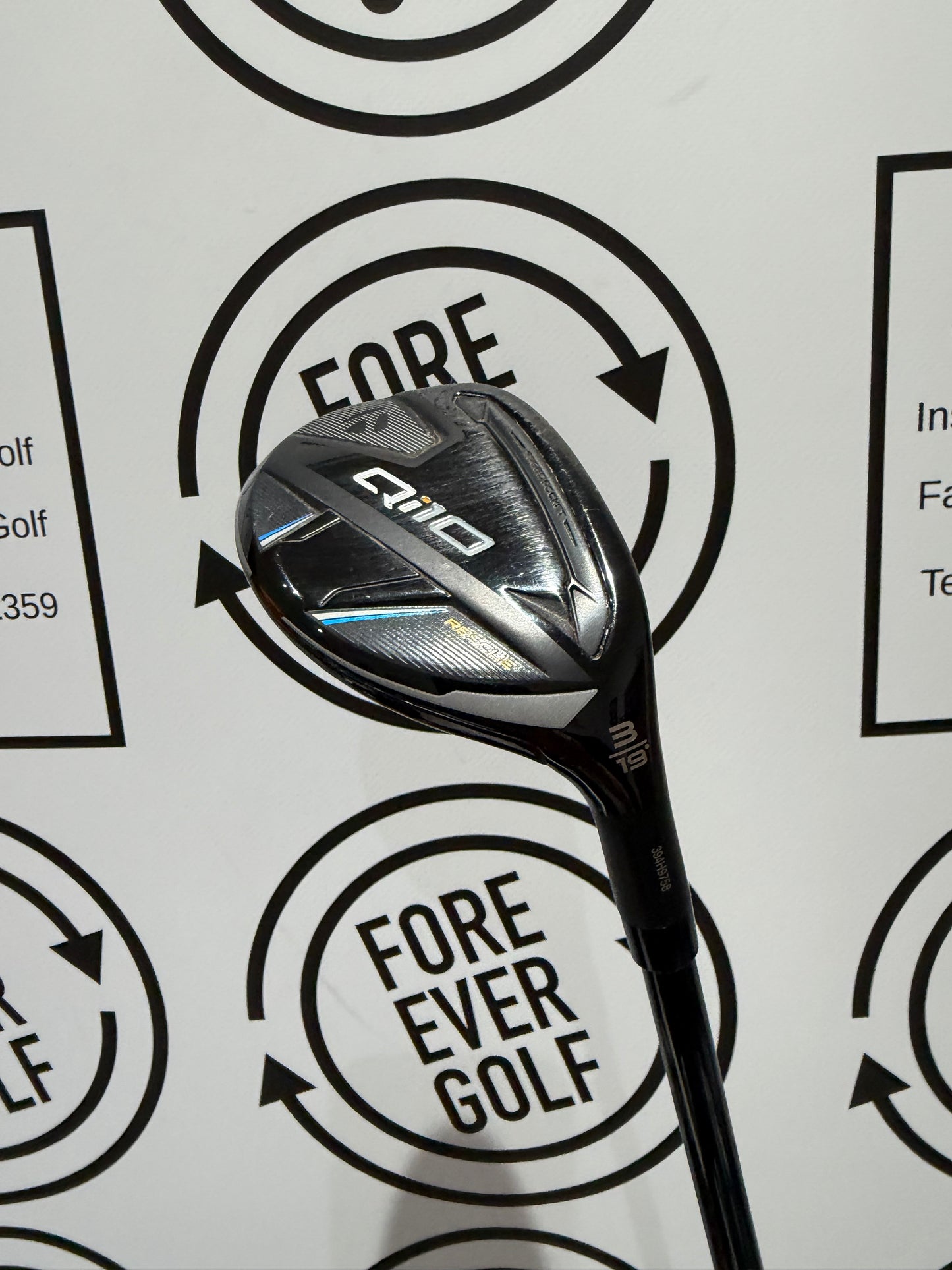 TAYLORMADE Qi10 3 HYBRID / 19 Degree / RH / 70g Stiff Flex