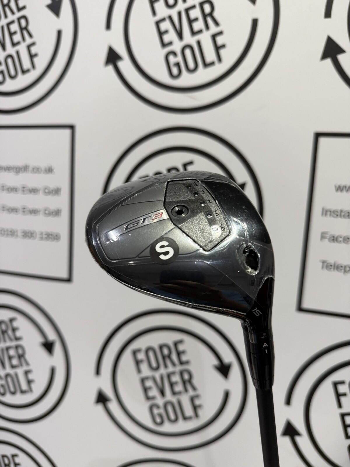 TITLEIST GT3 3 WOOD / 15 Degree / Mens RH / 70g Stiff Flex / NEW