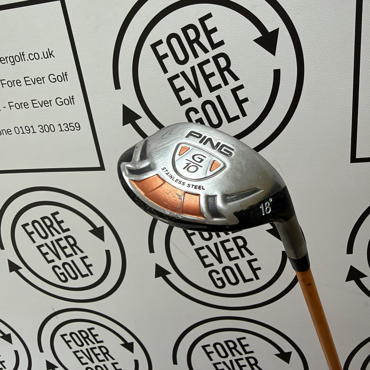 PING G10 3 HYBRID / 18 Deg / Mens RH / 84g Reg Flex / OK USED